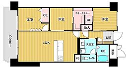 ふよう駅東ハイツ 3SLDKの間取図画像