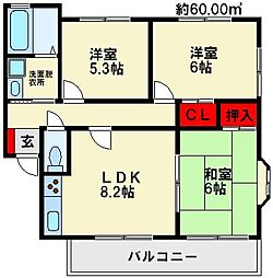 ヴェルデ筒井 1階