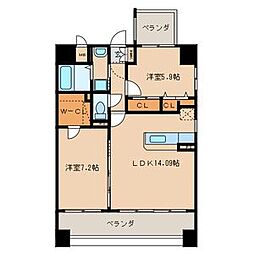 セゾンドール貝塚 6階