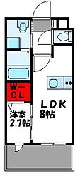 グランフォーレ千早プレミア 1LDKの間取図画像