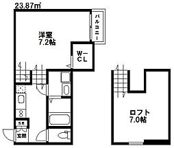 sorriso 1SKの間取図画像