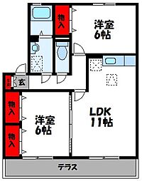 セジュール山手館　A棟 1階