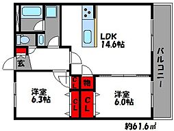 ファミーユシオハマ 2階