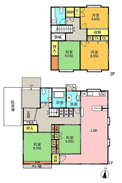 間取りを拡大表示