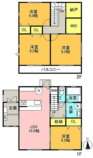 間取りを拡大表示