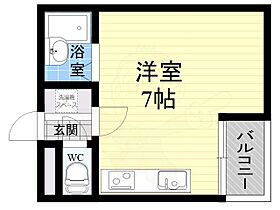 兵庫県神戸市兵庫区上三条町2番2号（賃貸マンション1R・5階・25.20㎡） その2