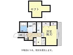 山陽電鉄本線 板宿駅 徒歩15分の賃貸アパート 1階ワンルームの間取り