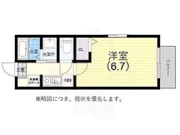 セジュール西代1 B棟 2階