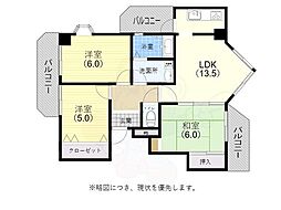 ル・パレ須磨 3LDKの間取図画像