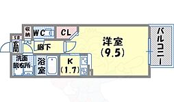 デコール神戸2 2階