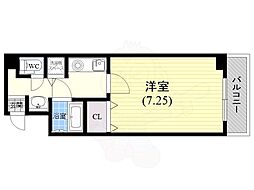 ピア 1Kの間取図画像