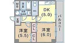 メゾン・ヌーベルみゆき 2階/-
