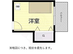 レジデンス塚本 ワンルームの間取図画像