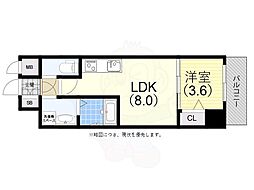 LIVIAZKOBELaMer 1LDKの間取図画像