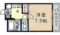 センチュリー21兵庫 1Kの間取図画像