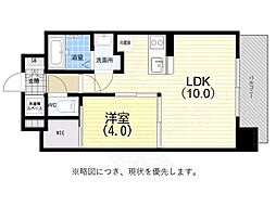 SDグランツ神戸Peninsula 1LDKの間取図画像