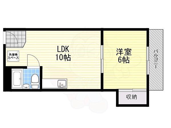 大阪府大阪市北区本庄東２丁目(賃貸マンション1LDK・1階・34.94㎡)の写真 その2