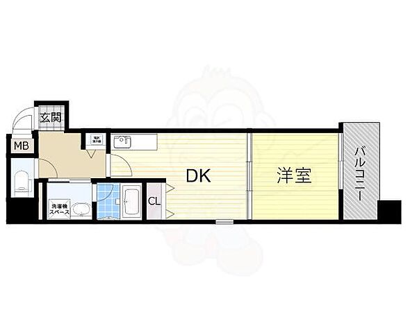 大阪府大阪市北区末広町(賃貸マンション1DK・5階・30.93㎡)の写真 その2