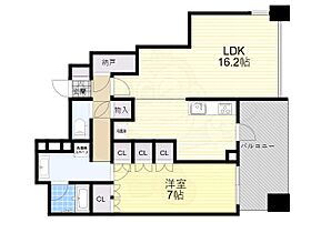 大阪府大阪市北区曾根崎２丁目（賃貸マンション1LDK・33階・55.65㎡） その2