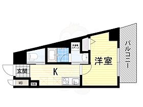 大阪府大阪市福島区吉野５丁目4番17号（賃貸マンション1K・7階・21.53㎡） その2