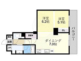 大阪府大阪市中央区内久宝寺町４丁目（賃貸マンション1LDK・14階・51.67㎡） その2