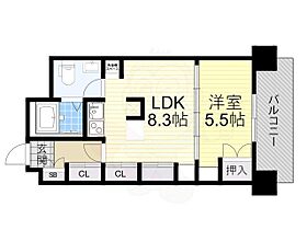 大阪府大阪市西区京町堀１丁目（賃貸マンション1LDK・4階・38.72㎡） その2