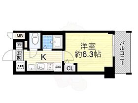 大阪府大阪市北区山崎町（賃貸マンション1R・4階・21.00㎡） その2