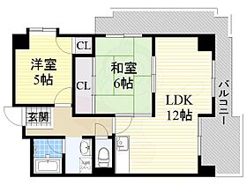 大阪府大阪市北区長柄西２丁目8番18号（賃貸マンション2LDK・6階・53.12㎡） その2