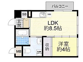 大阪府大阪市中央区内久宝寺町２丁目7番7号（賃貸マンション1LDK・2階・30.35㎡） その2