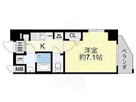 大阪府大阪市西区京町堀２丁目2番9号（賃貸マンション1K・9階・24.34㎡） その2