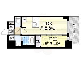 プレサンス難波マジョリティ  ｜ 大阪府大阪市中央区高津３丁目14番22号（賃貸マンション1LDK・2階・30.03㎡） その2