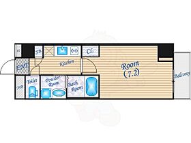 大阪府大阪市北区兎我野町8番15号（賃貸マンション1K・2階・25.44㎡） その2