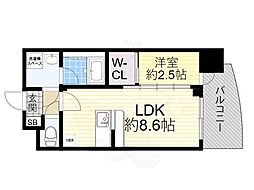 セレニテ中崎町リアン 9階/-