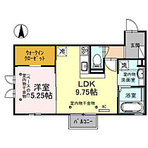 メゾン樫の木　Ｂ 208 ｜ 石川県金沢市近岡町（賃貸アパート1LDK・2階・41.01㎡） その2