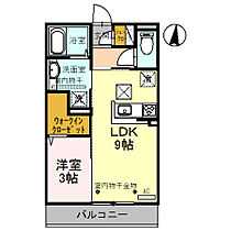 ＲＩＣＯ　Ｆｉｅｌｄ（リコ　フィールド） 103 ｜ 石川県金沢市北安江１丁目（賃貸アパート1LDK・1階・33.39㎡） その2