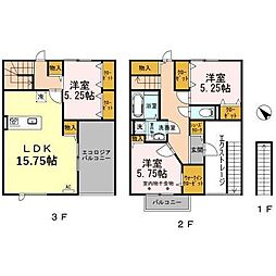 Lamela 3LDKの間取図画像