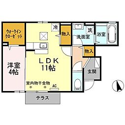 ポラリス 1LDKの間取図画像