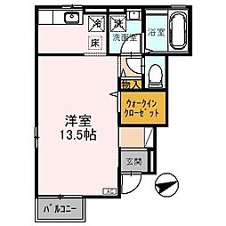 エルドラドK ワンルームの間取図画像