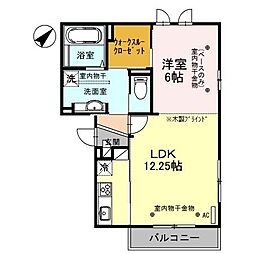 Acarat 1LDKの間取図画像