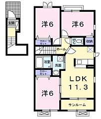物件の間取り