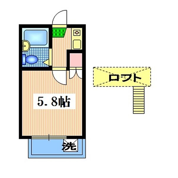 レオパレスβ 24｜埼玉県さいたま市岩槻区西町５丁目(賃貸アパート1K・2階・15.28㎡)の写真 その2