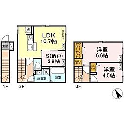 間取図画像 2SLDK