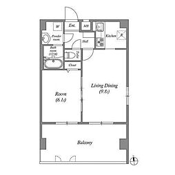 間取図画像 1LDK
