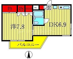 間取図画像 1DK