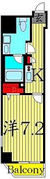 GRANDFORCE綾瀬2 1Kの間取図画像
