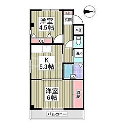 サンライズ中川 2階