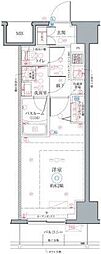 CREVISTAお花茶屋 1Kの間取図画像