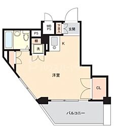 日神パレス立石 ワンルームの間取図画像