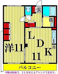 Vivre 1LDKの間取図画像