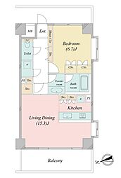 間取図画像 1LDK